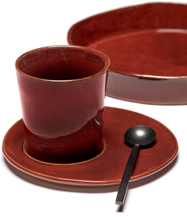 La Mère 碟子 for 咖啡杯 Ø14.5 cm 两件套装 - 威尼斯红色 - Serax