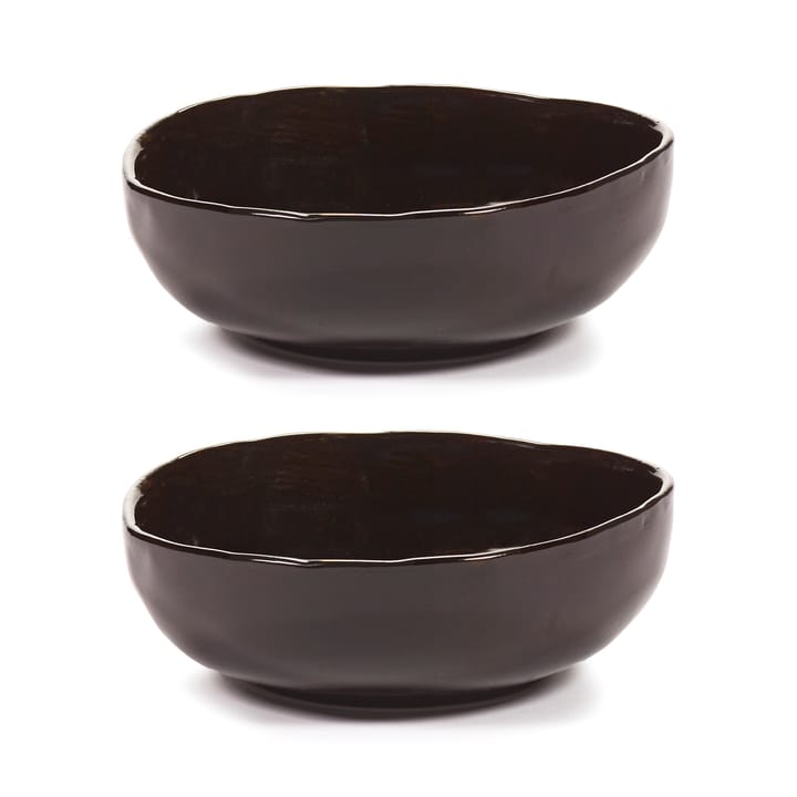 La Mère 碗 S Ø11.5 cm 两件套装 - 深褐色 - Serax