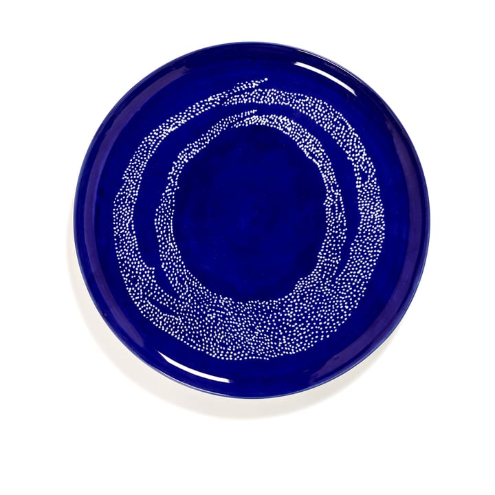 Ottolenghi Feast serving platter Ø35 cm - 深蓝 dots-白色 - Serax