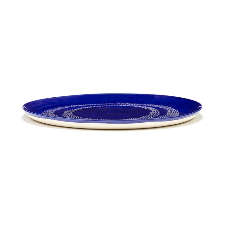 Ottolenghi Feast serving platter Ø35 cm - 深蓝 dots-白色 - Serax