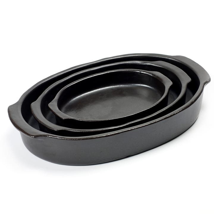 Pure oval oven form M - 黑色 - Serax