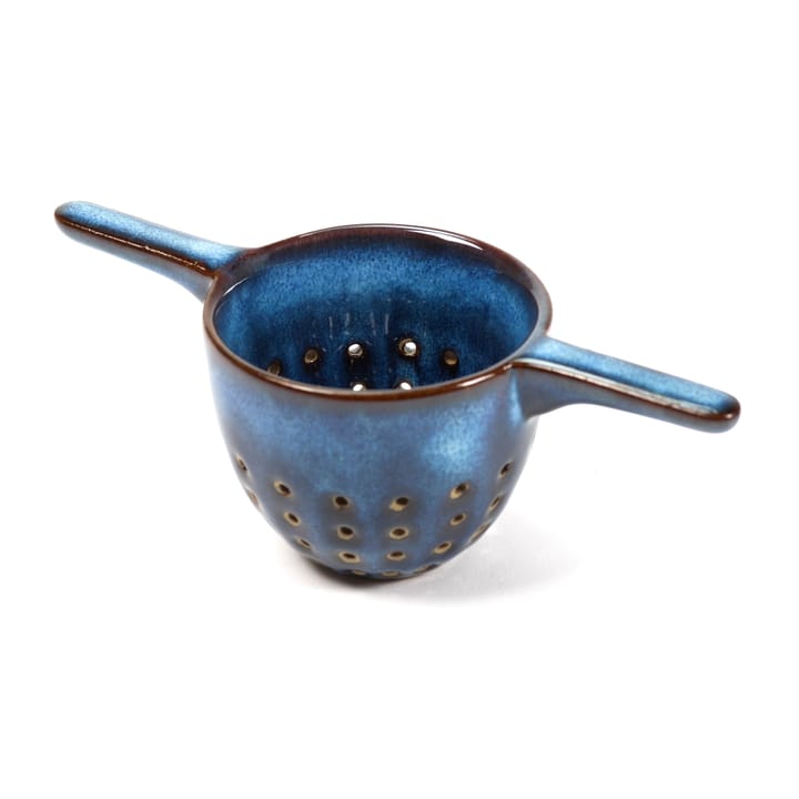 Pure tea strainer glazed 6 cm - Dark 蓝色 - Serax