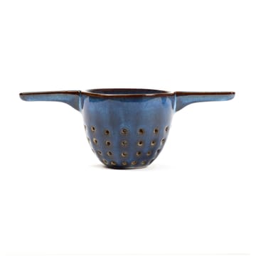 Pure tea strainer glazed 6 cm - Dark 蓝色 - Serax