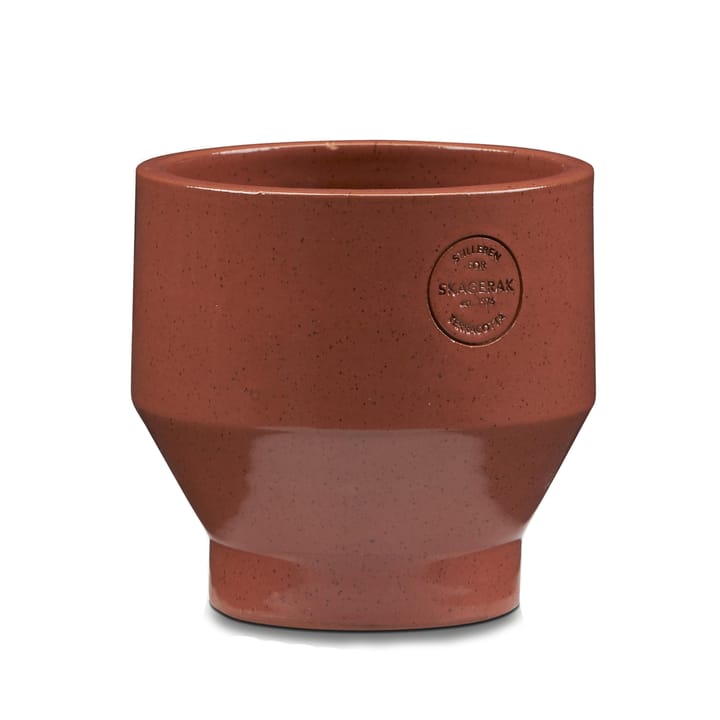 Edge pot (indoor) 15 cm - burned 红色 - Skagerak
