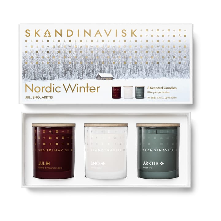 Nordic Winter 香薰蜡烛 礼物套装 3 parts - 65 g - Skandinavisk