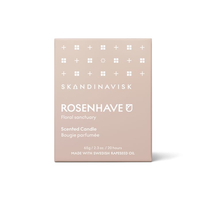 Rosenhave 带盖香薰蜡烛, 65 g Skandinavisk