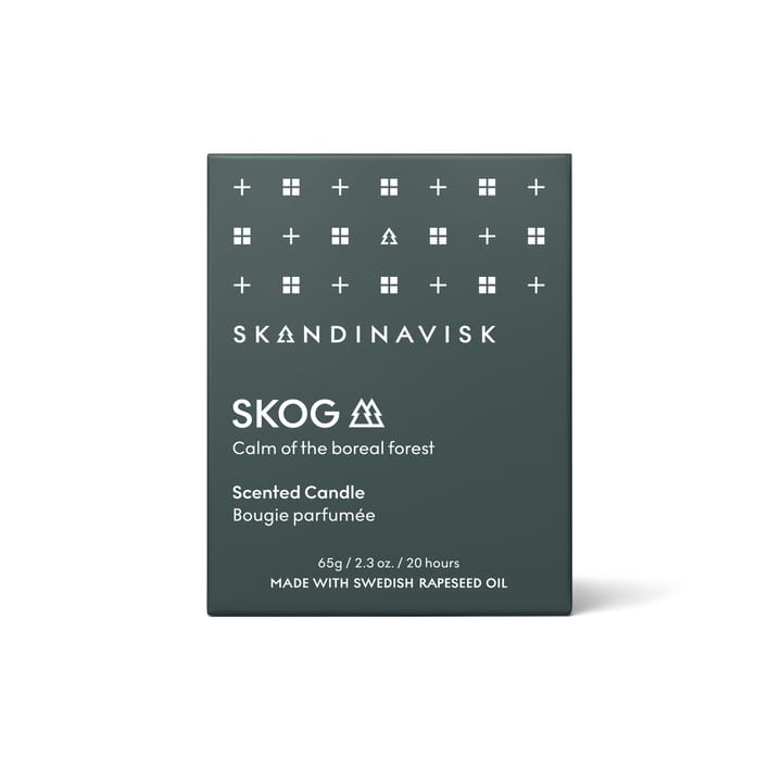 Skog ��带盖香氛蜡烛, 65 g Skandinavisk