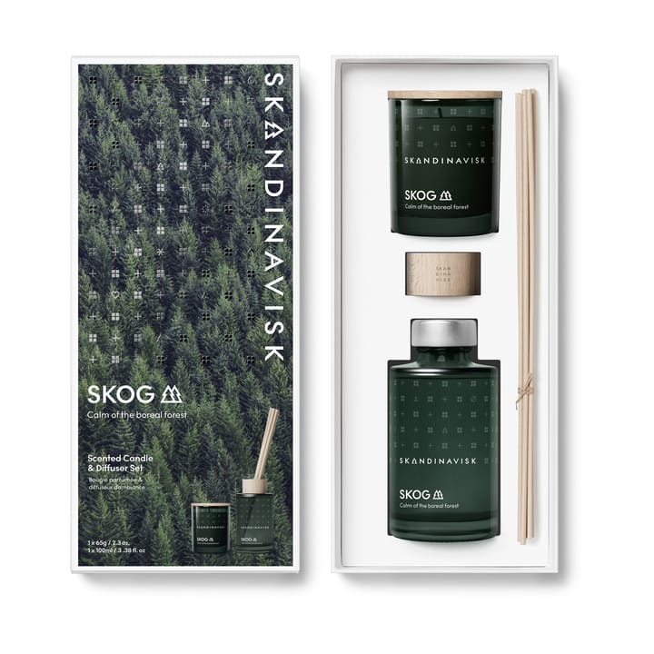 SKOG 香薰蜡烛 & reed 香薰 - 65 g + 100 ml - Skandinavisk