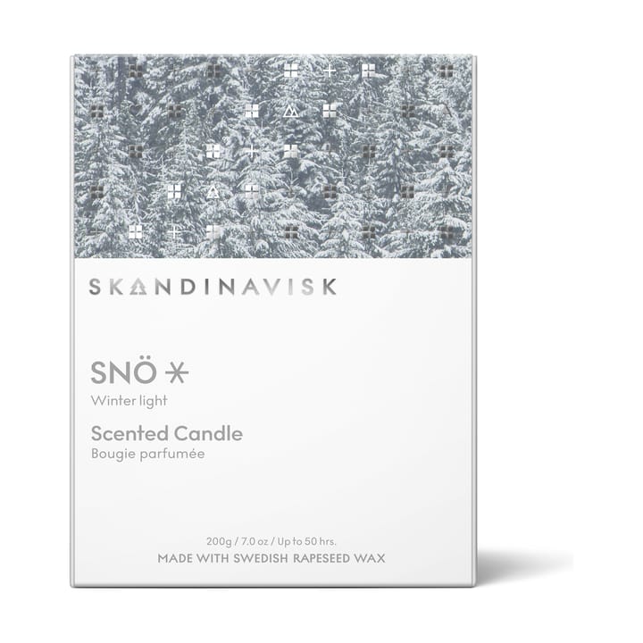 SNÖ 香薰蜡烛 特别版本, 200 g Skandinavisk