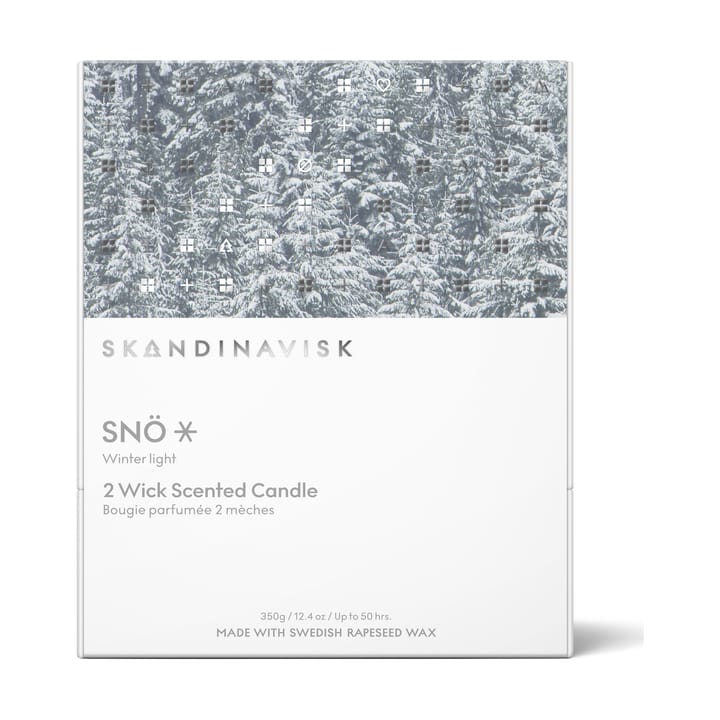 SNÖ 香薰蜡烛 特别版本, 350 g Skandinavisk