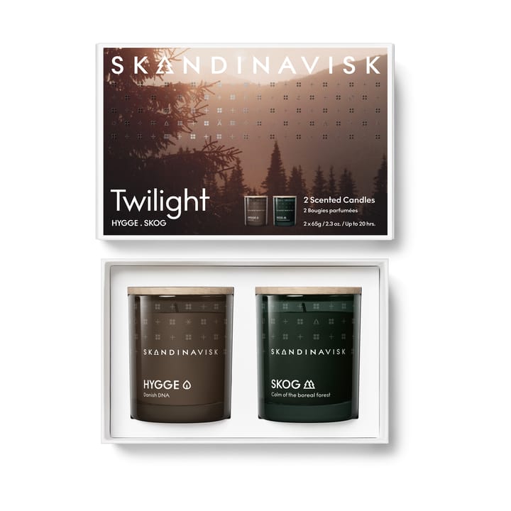 Twilight 香薰蜡烛 礼物套装 2件 - 65 g - Skandinavisk