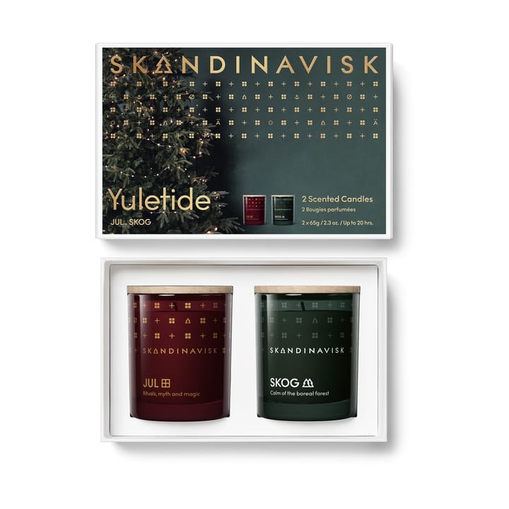 Yuletide 香薰蜡烛 礼物套装 2件 - 65 g - Skandinavisk