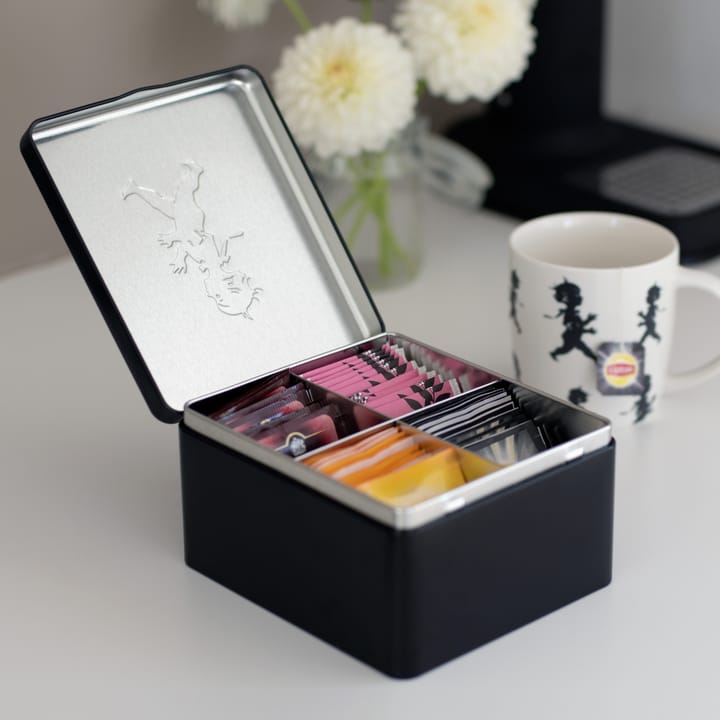 Solstickan tea chest with pockets 13.6x15.6 cm - 黑色 - Solstickan Design