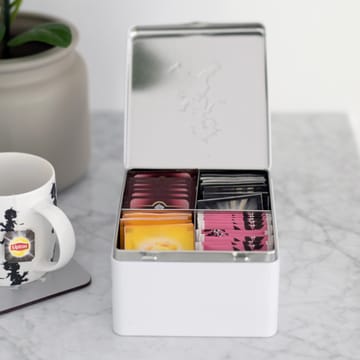 Solstickan tea chest with pockets 13.6x15.6 cm - 白色 - Solstickan Design