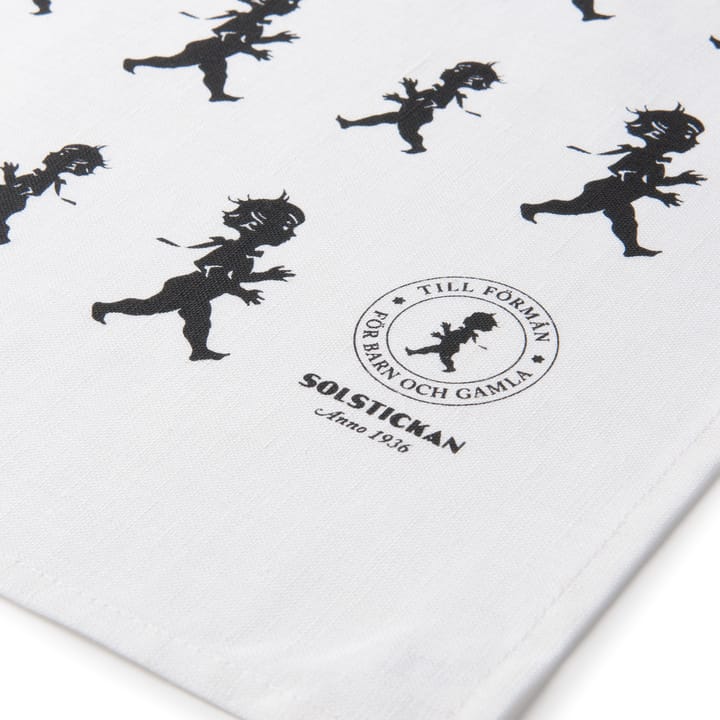 Solstickan tea towel 50x70 cm - 白色-黑色 - Solstickan Design