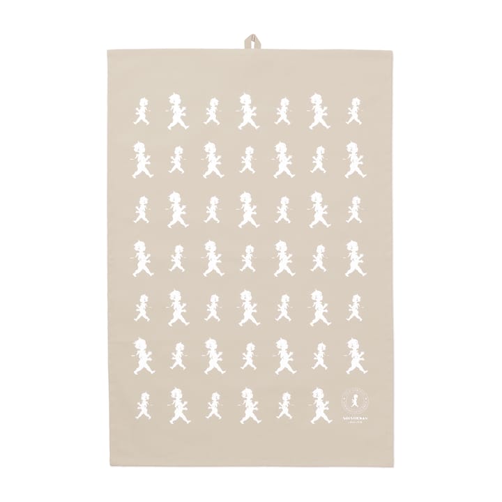 Solstickan tea towel 50x70 cm - 沙色-白色 - Solstickan Design