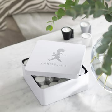 Solstickan tealight box 21x21 cm - 白色 high gloss - Solstickan Design