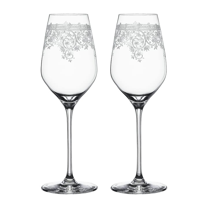 Arabesque white 红酒杯 50 cl 两件套装 - Clear - Spiegelau