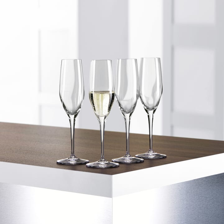 Authentis Champange glass 19cl. 四件套装 - clear - Spiegelau