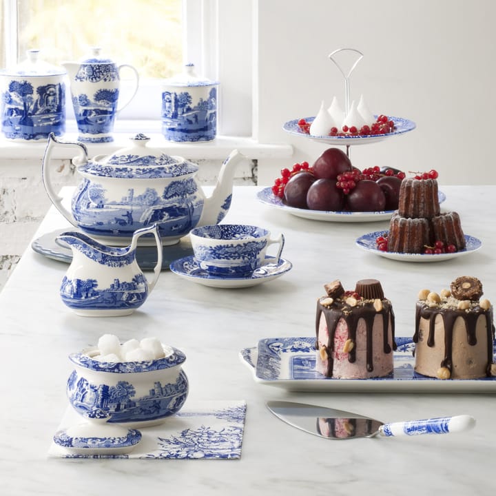 Blue Italian 2-tier cake stand - 2-Tier - Spode