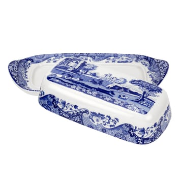 Blue Italian butter dish - 20 x 10 cm/ 8 x 4 inch - Spode