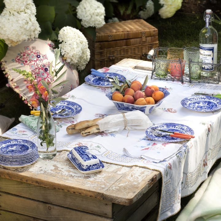 Blue Italian butter dish, 20 x 10 cm/ 8 x 4 inch Spode