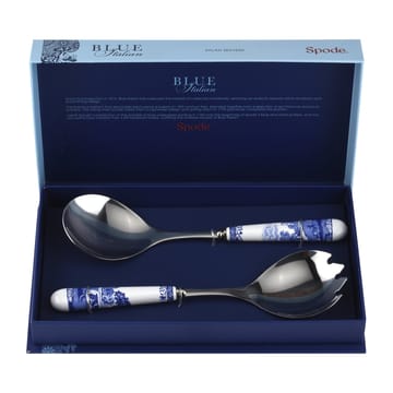 Blue Italian salad 餐具 cutlery 2 pieces - Ceramic-不锈钢 - Spode