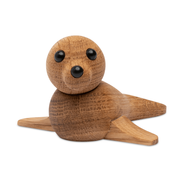 Mini Seal 装饰 9 cm - 自然木色 - Spring Copenhagen
