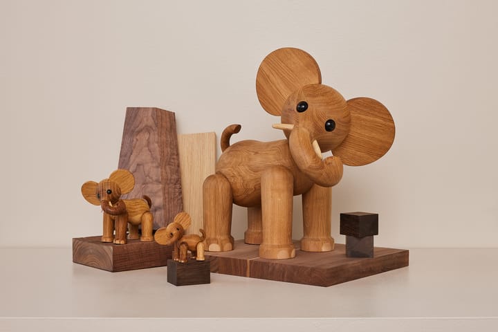 Tembo elephant 装饰 41 cm - 自然木色 - Spring Copenhagen