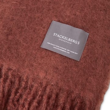 Mohair 毯子 - Mahogny - Stackelbergs