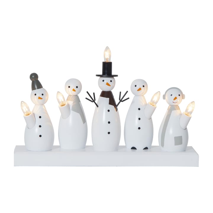 Snowman advent 蜡烛 - White - Star Trading