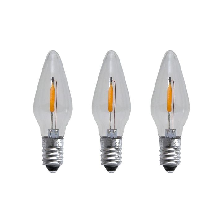 Spare 灯 E10 LED filament soft glow 三件套装 - 0.5W 1900K non-dimmable - Star Trading