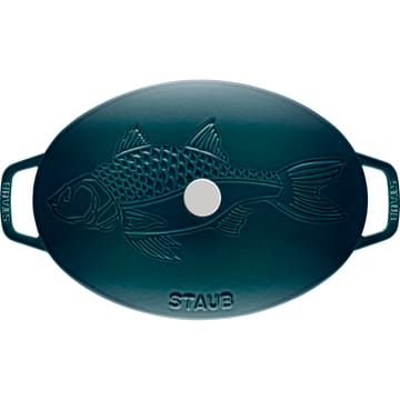 La Mer oval 砂锅  dish - three layered enamel - 32 cm - STAUB