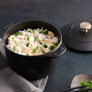 Rice cocotte cast iron pot 1.6 L - 黑色 - STAUB