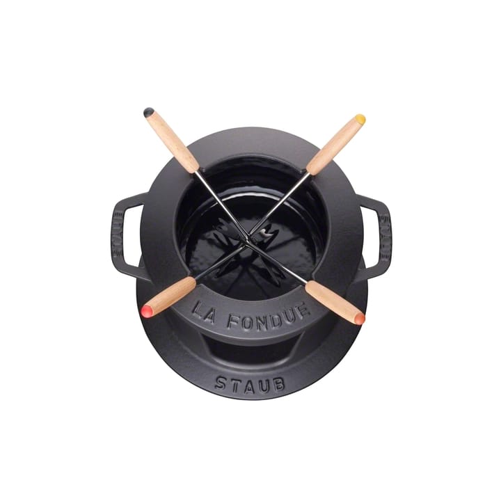 Staub fondue set 1.1 l - 黑色 - STAUB