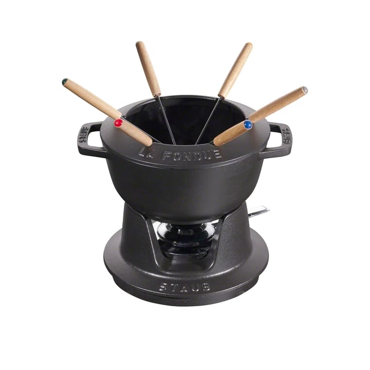 Staub fondue set 1.65 l - 黑色 - STAUB