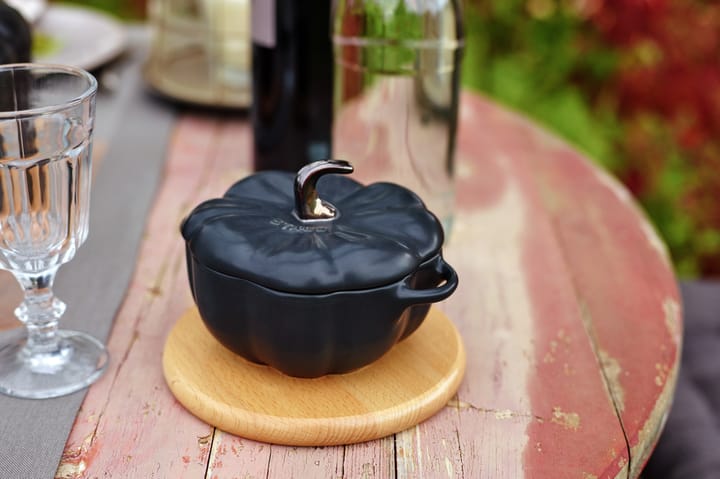 Staub pumpkin casserole dish black stoneware - 0.7 L - STAUB