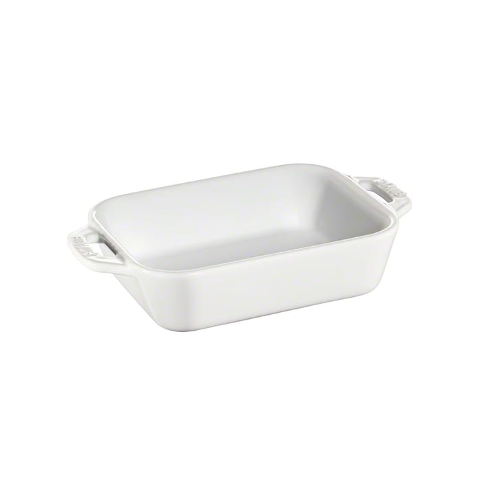 Staub rectangular 烤盘 14x11 cm - 白色 - STAUB