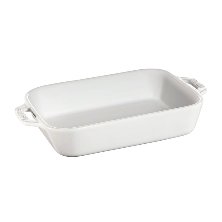 Staub rectangular 烤盘 20 x 16 cm - 白色 - STAUB