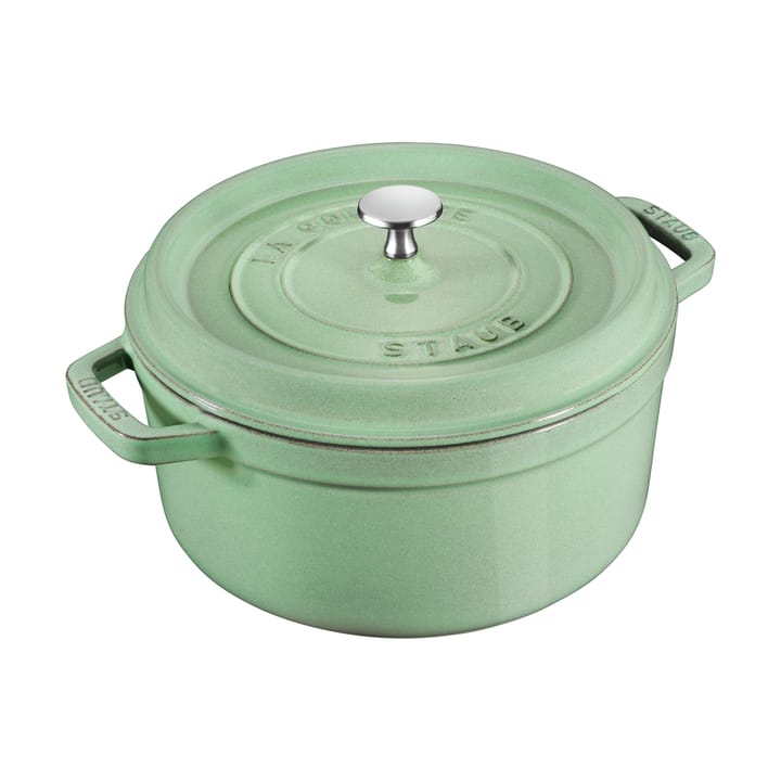 Staub round 砂锅 dish 3.8 l - Salvia - STAUB