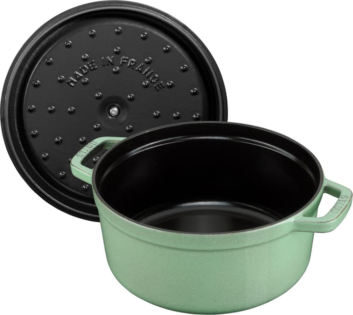 Staub round 砂锅 dish 3.8 l - Salvia - STAUB