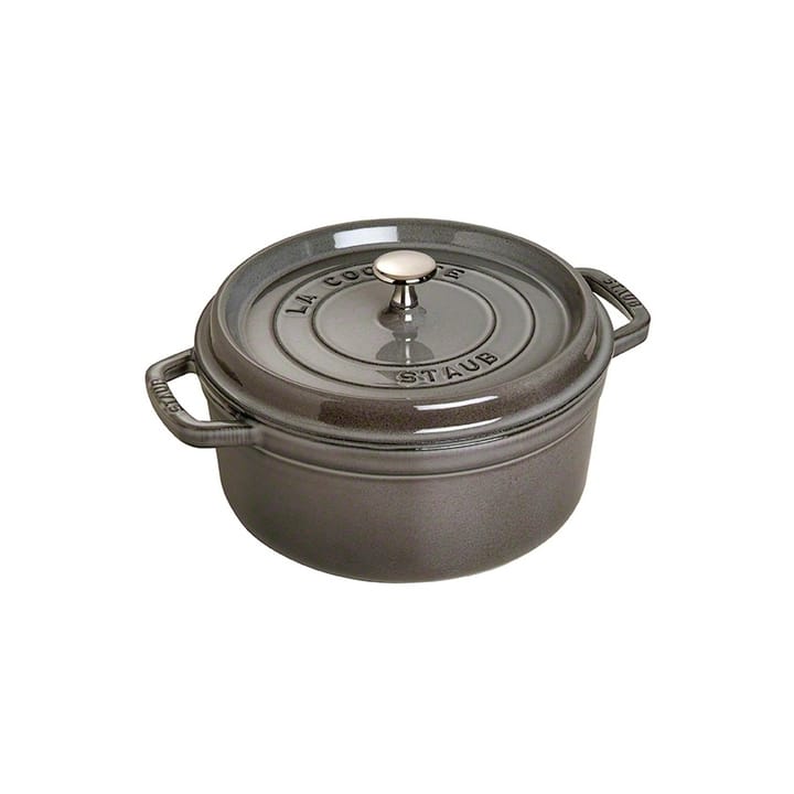 Staub round 砂锅 dish 3.8 l - 灰色 - STAUB