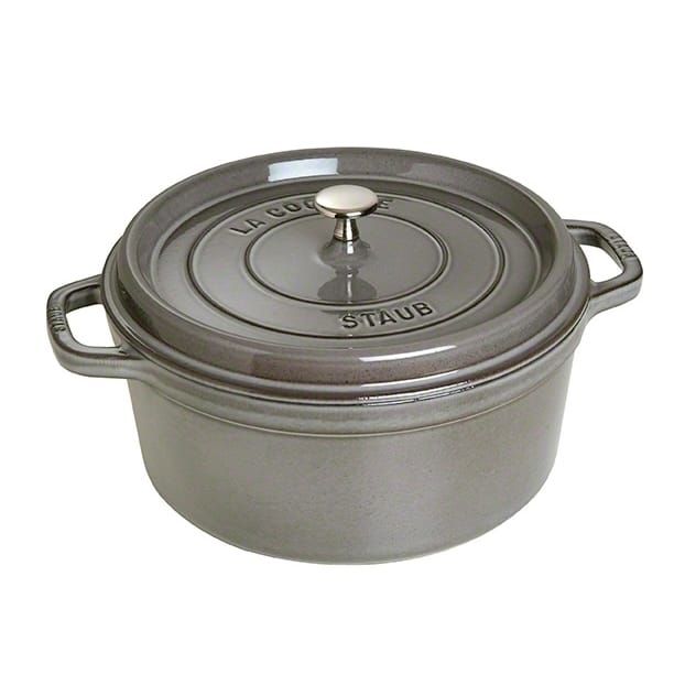 Staub round 砂锅  dish 6.7 l - 灰色 - STAUB