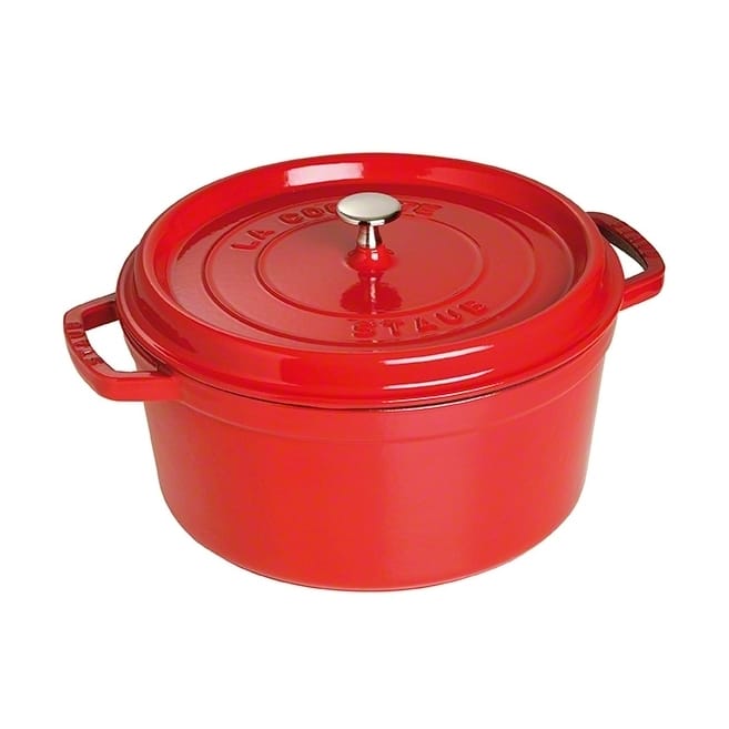 Staub round 砂锅  dish 6.7 l - 红色 - STAUB