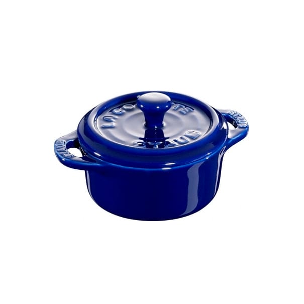 Staub round mini 砂锅  dish 0.2 l - 蓝色 - STAUB