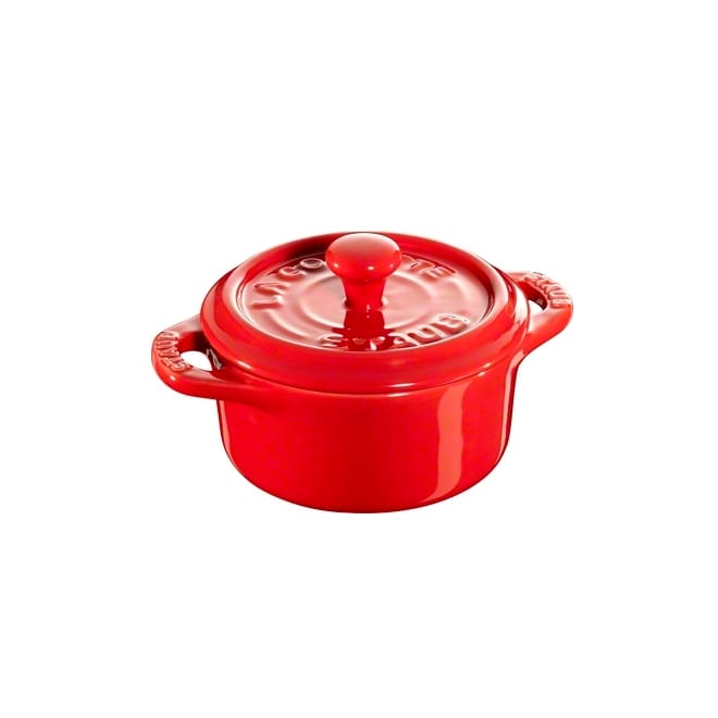 Staub round mini 砂锅  dish 0.2 l - 红色 - STAUB