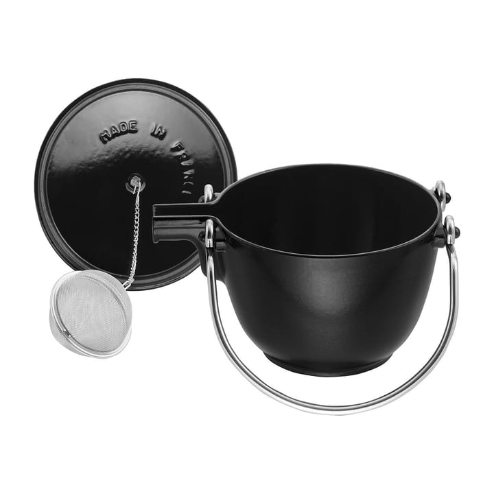 Staub teapot round 1.15 L - 黑色 - STAUB