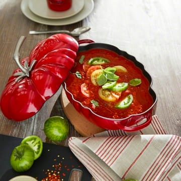 Staub tomato 砂锅  dish 2.9 l - 红色 - STAUB