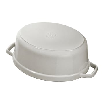 Staub White Truffle 砂锅 oval - 3.2 l - STAUB