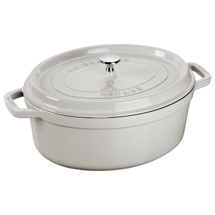 Staub White Truffle 砂锅 oval - 5.5 l - STAUB